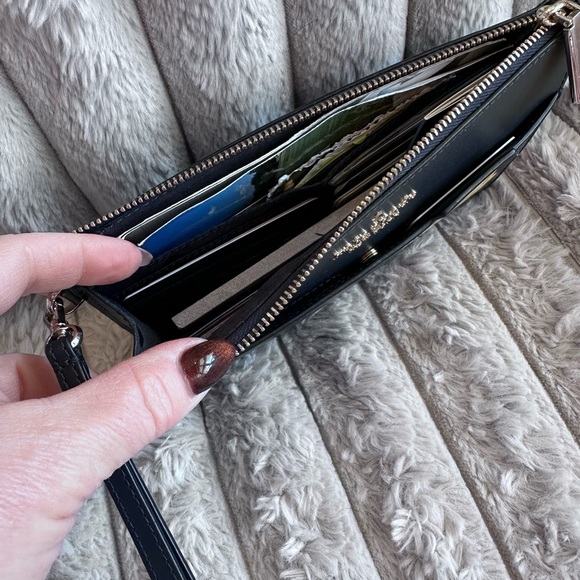 Kate Spade Blue Beep Beep Wristlet Design - Picture 6 of 7